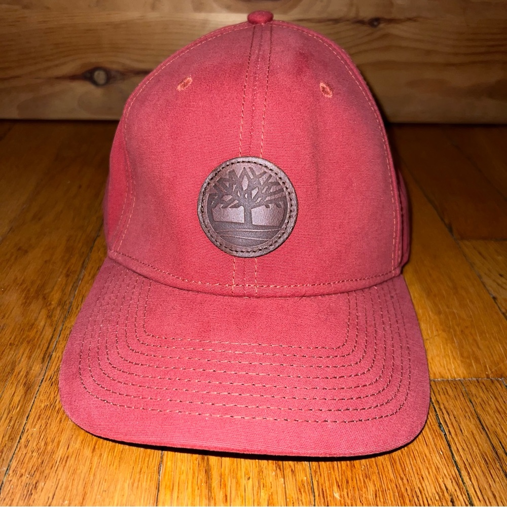 Timberland Baseball Hat Leather Logo Patch. Excel… - image 1